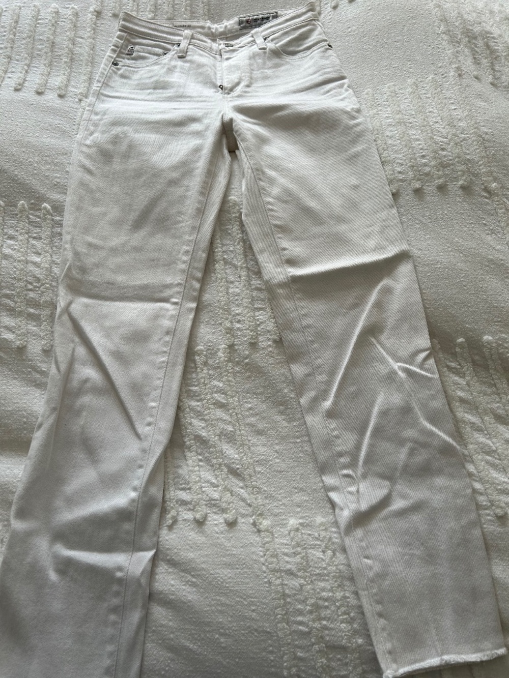 AG white jeans
